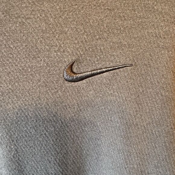 Nike Shirt Men's Size Medium Training Dri-fit Gray 1/4 Zipper Performance Gym - Picture 9 of 9